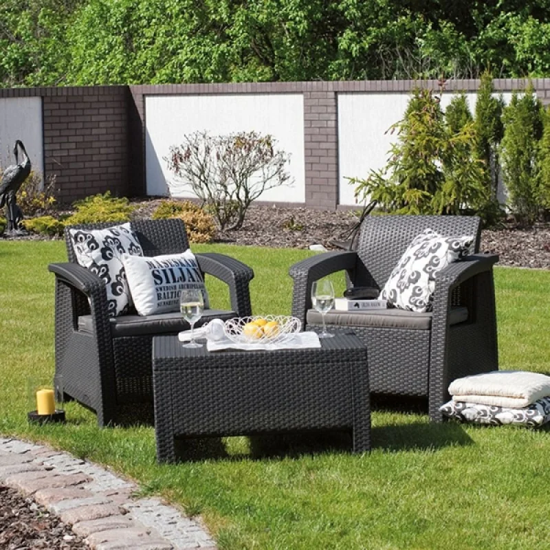 Set mobilier gradina Urban Duo - Grafit
