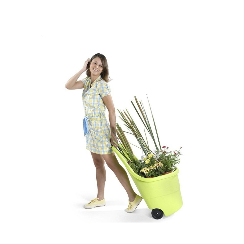 Roabă de grădină Keter Easy Go 55L - verde turcoaz
