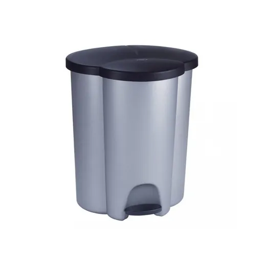 Coș de gunoi selectiv cu pedala Keter Trio 3 Compartimente 40L