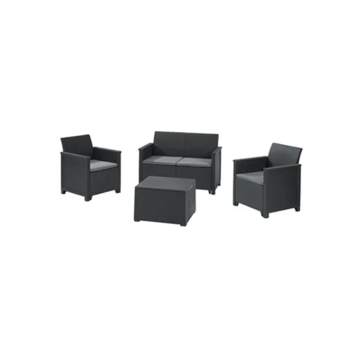 Set mobilă grădină Keter Emma - grafit Box