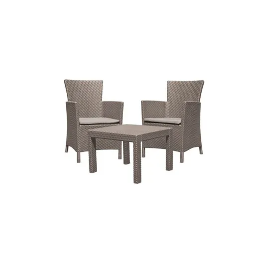 Set mobilier balcon Keter Rosario - cappuccino