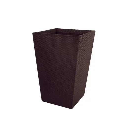 Ghiveci de flori grădină sau terasă Keter Rattan M 55.4L - maro
