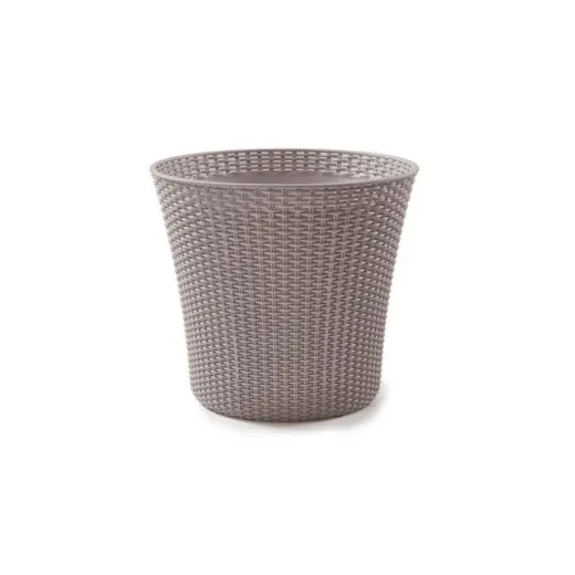 Ghiveci conic de grădină sau terasă Keter Conic 56.5L - cappuccino