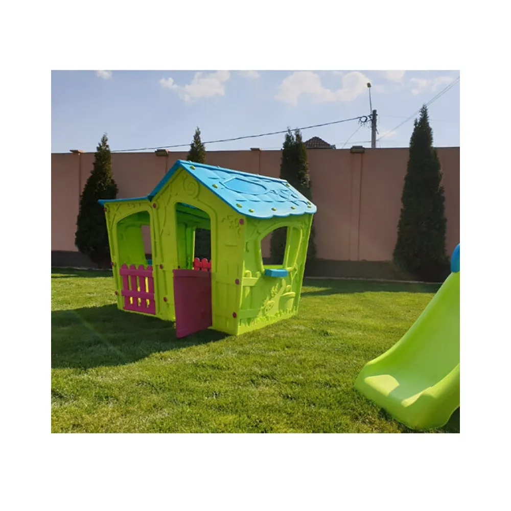 Căsuță de joacă grădină Keter Magic Villa verde | turcoaz