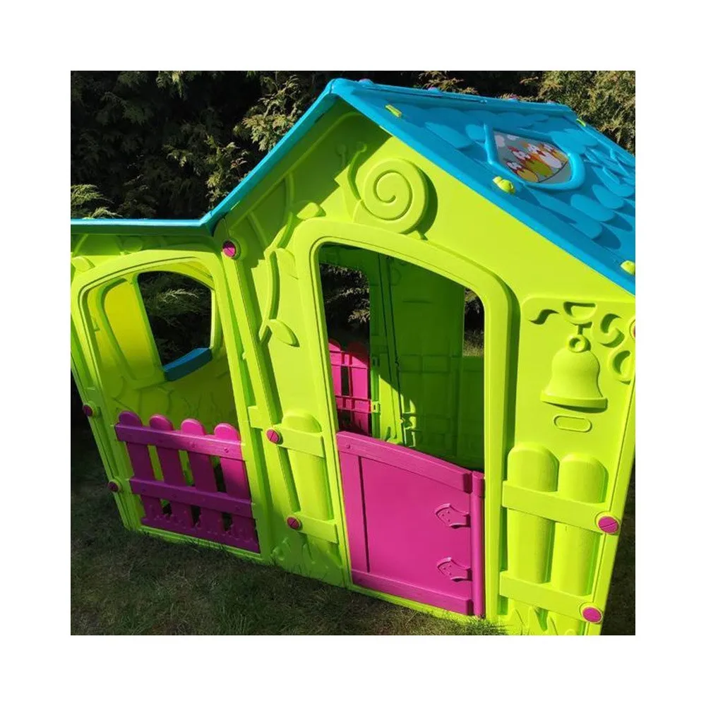 Căsuță de joacă grădină Keter Magic Villa verde | turcoaz