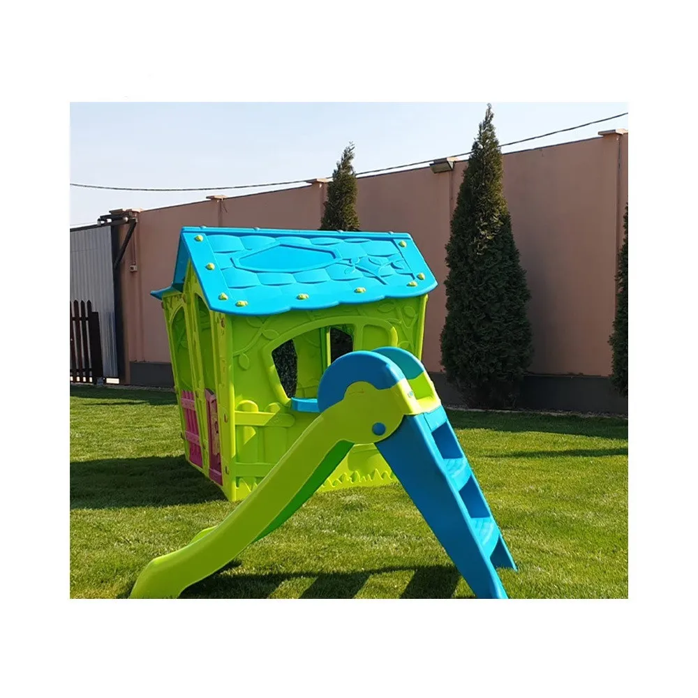 Căsuță de joacă grădină Keter Magic Villa verde | turcoaz