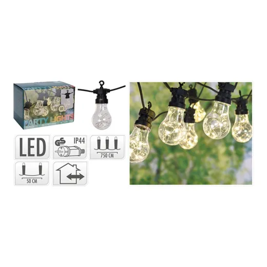 Ghirlandra luminoasă decorativă cu becuri LED