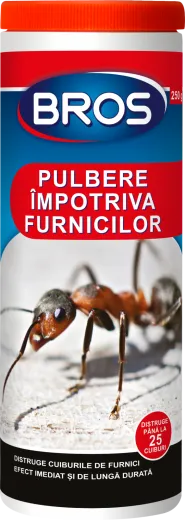 Pulbere impotriva furnicilor, 250 gr (cutie cu dozator) BROS