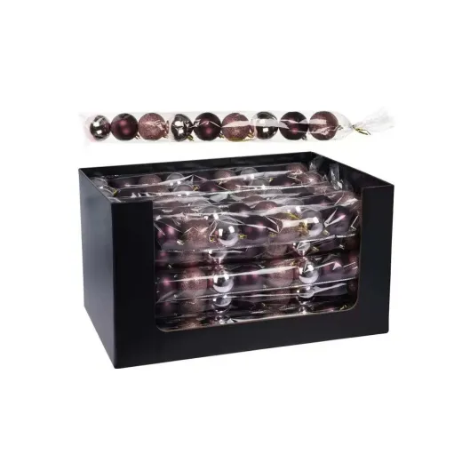 Set 9 buc. globuri decorative de crăciun aramii, 6 cm