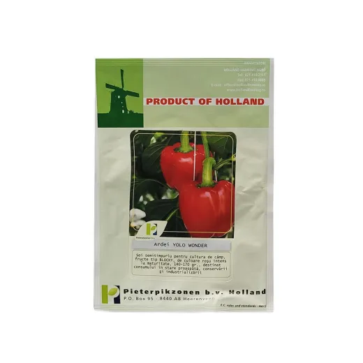 Seminte ardei Yolo Wonder 10 gr, Holland Farming