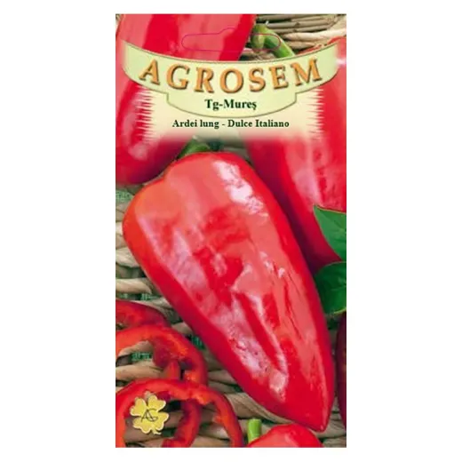 Seminte de ardei lung - Dulce Italiano, Agrosem 4Gr.