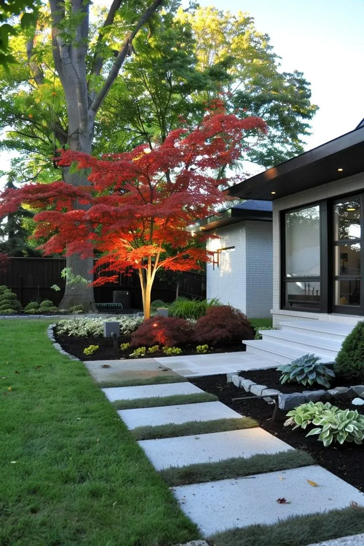 Acer palmatum Bloodgood 2.3M – Arțar Japonez cu Frunziș Roșu-Purpur 🍁🌿