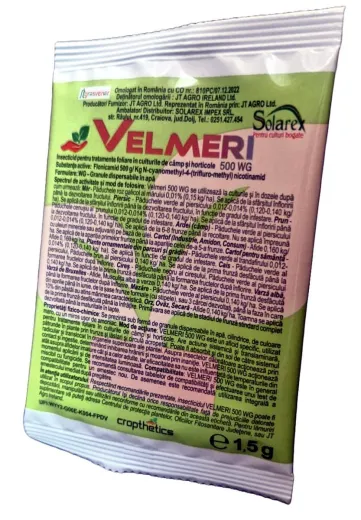 Velmeri 500 WG 1,5 g – Insecticid aficid sistemic pentru combaterea afidelor în culturi agricole și horticole