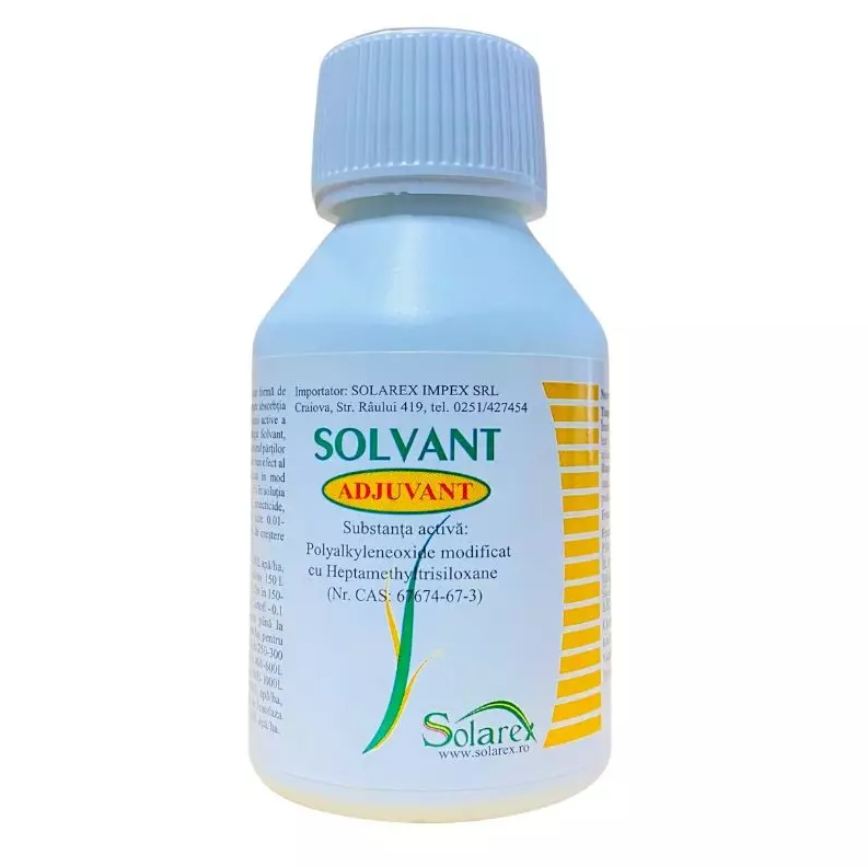 Solvant 100 ml – Adjuvant pentru creșterea aderenței și eficienței tratamentelor fitosanitare