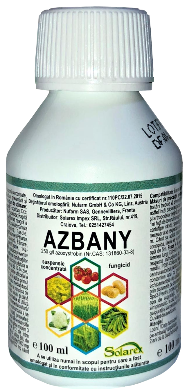 Fungicid Sistemic Azbany 250 SC 100 ml