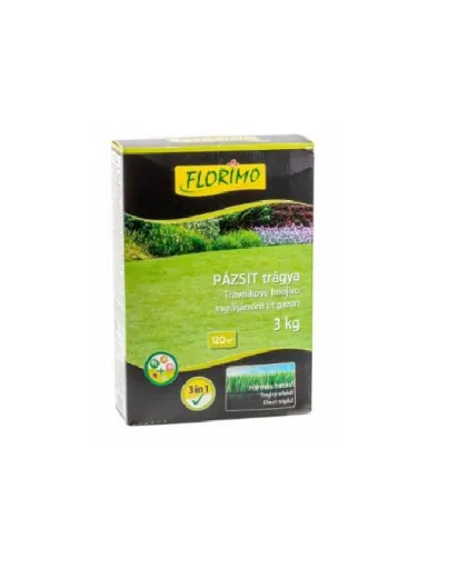Îngrășământ pentru gazon 3 in 1 FLORIMO 3 kg