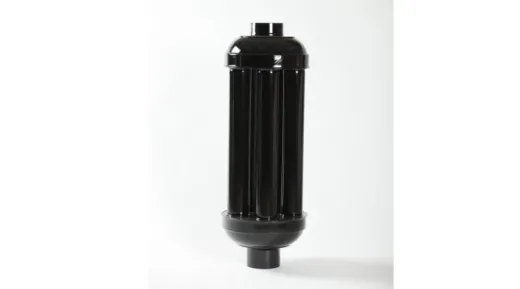 Recuperator caldura pentru sobe, D120mm, negru