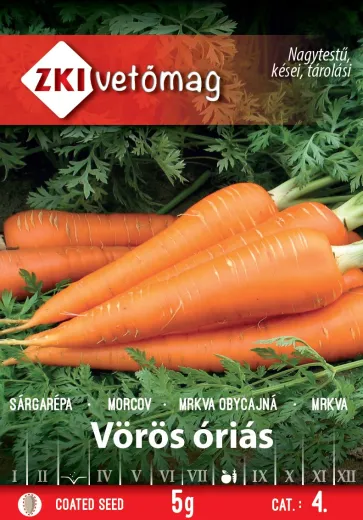 Seminte de morcovi Vörös Óriás